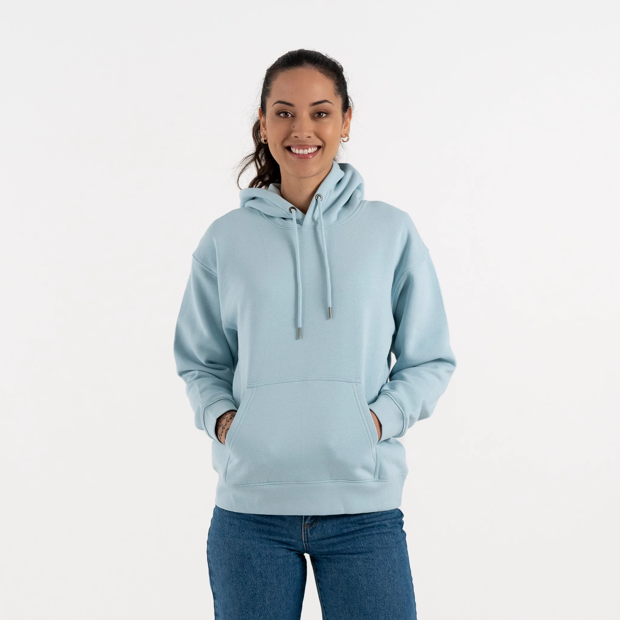Baby blue ladies hoodie outlet